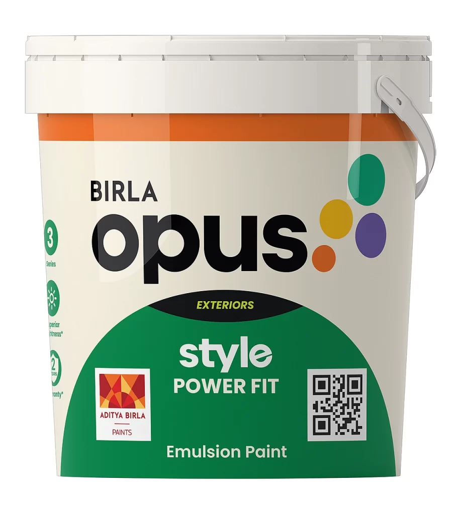 Birla Opus Style Power Fit Exterior Paint Brilliant White