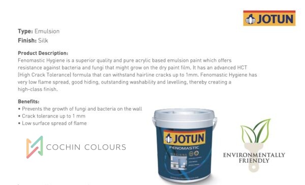 Jotun Fenomastic Hygiene Emulsion Cochin Colours Paint Dealer