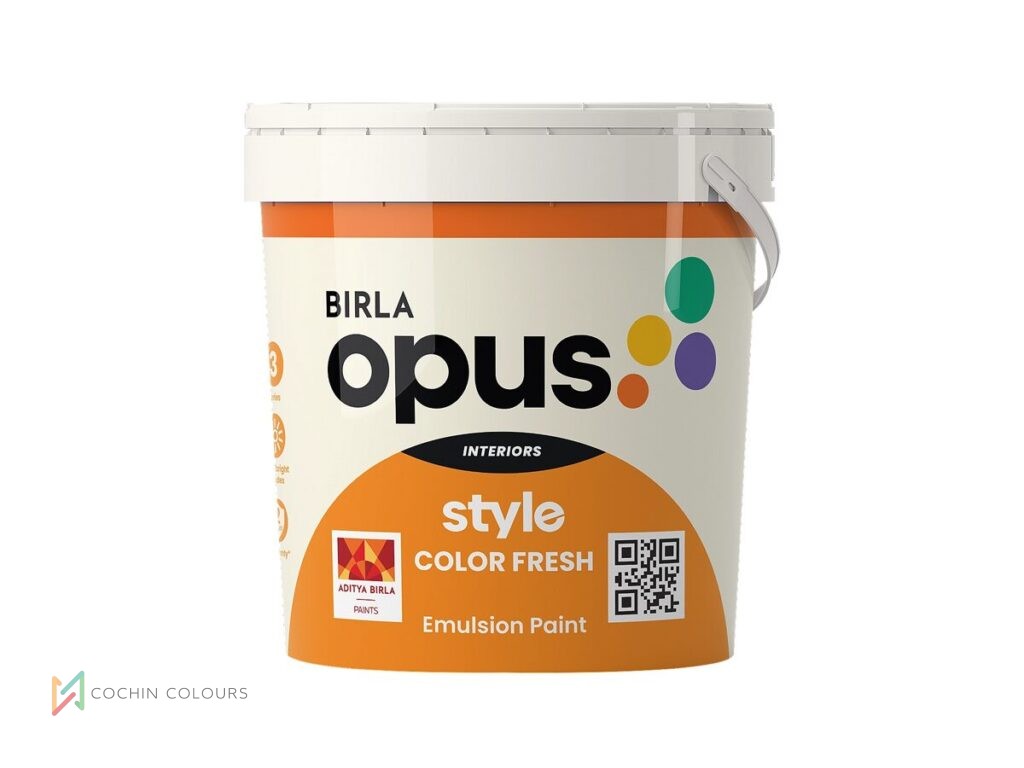 Birla Opus Style Color Fresh: Interior Emulsion Paint for Creative ...