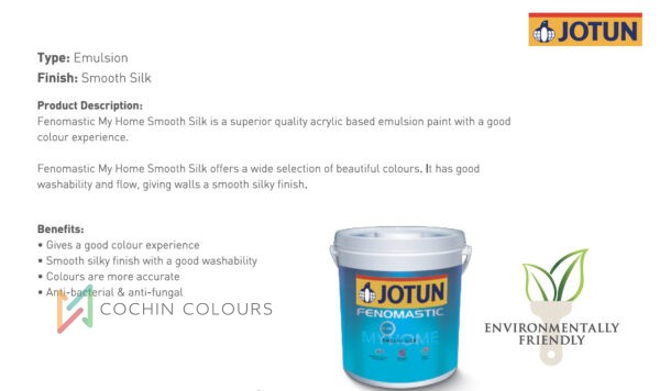 Superior Quality Paint: Jotun Fenomastic My Home Smooth Silk