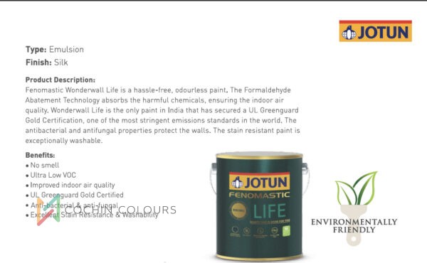 Fenomastic Wonderwall Life: High-Quality, Washable, and Antibacterial Wall Paint