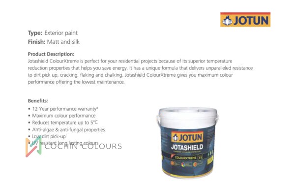 Jotun Jotashield ColourXtreme: Ultimate Exterior Paint Protection