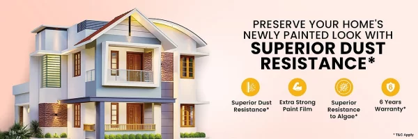 Birla Opus Calista Neo Star offers ultimate defence against dust with extra-strong film and long-lasting protection.