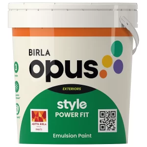 Birla Opus Style Power Fit Exterior Paint - Brilliant White